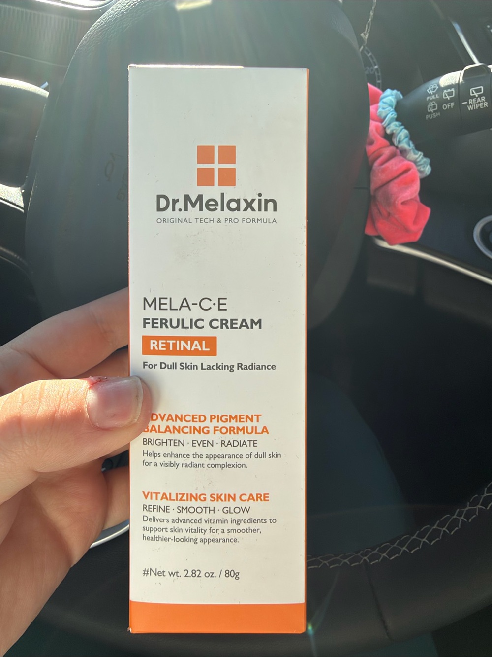 MELA-C·E Ferulic Retinal Cream — White & Orange